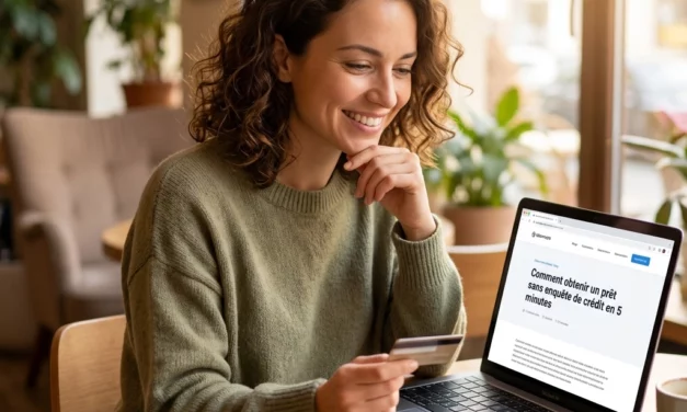 Comment obtenir un prêt sans enquête de crédit en 5 minutes